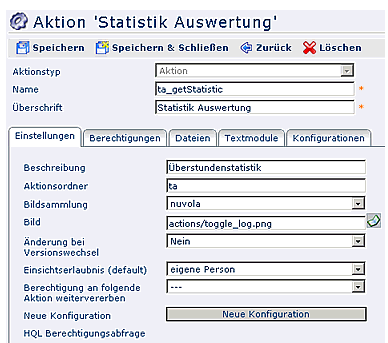 Aktion StatistikAuswertung Aktion StatistikAuswertung